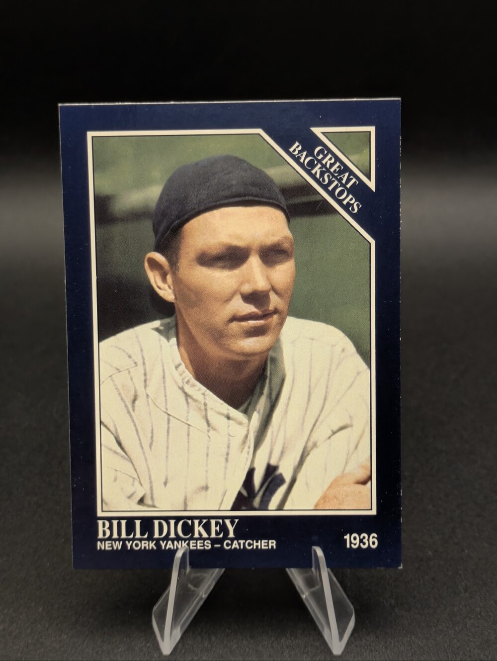#36 Bill Dickey, 1994 Megacards/TSN Conlon Collection Color Card ~ 1936 Yankees
